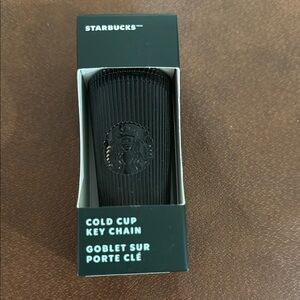 Starbucks Black Cold Cup Key Chain